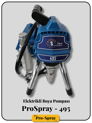 Prospray 495 Elektrikli Boya Pompası | Prospray | Tel: 0 (216) 766 5253 | LKER MÜHENDİSLİK