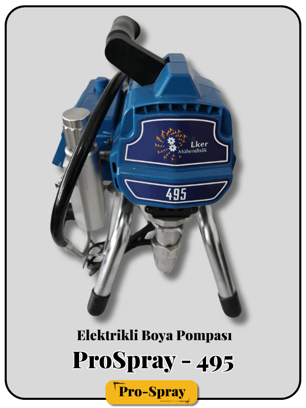 Prospray 495 Elektrikli Boya Pompası | Prospray | Tel: 0 (216) 766 5253 | LKER MÜHENDİSLİK